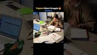 Toppers silent struggle❤️&zwj;🔥🥹 #motivation #studymotivation #viral #study #shorts
