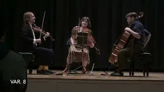 Telemann Siciliana, Fantasia No. 9 and Bach Goldberg Variations arr. for String Trio