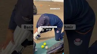 Basit Nazir From Kashmir | U-23 🔥 #shorts #cricket #cricketacadmey