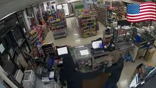 Today robbery in American gas station  store #viral #viralvideo #robbery