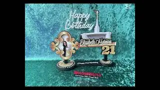 Heartfelt Birthday Keys WW897 The Temple Design: Gold Blend Key with Cook Island Stand