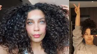 TRAVEL VLOG: Curly hair wash day with NO CONDITIONER?? Perth WA | Jayme Jo f.t strawy curls