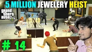 ROBBERY IN CITIE'S BIGGEST JEWELERY SHOP | GTA 5 MANIKPLAY #14