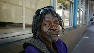 Donald has been homeless ever since he got out of prison two years ago.