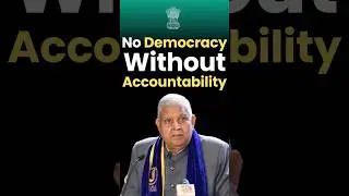 No Democracy without Accountability ! #vicepresident #jagdeepdhankhar