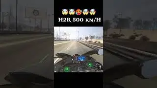 KAWASAKI NINJA H2R DANGEROUS RIDE #shortvideo #viral #kawasaki #ninaj #ride #shorts