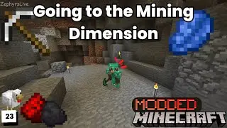 Going to the Mining Dimension - StoneBlock 23