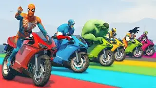 الرجل العنكبوت انقاذ باتمان Spider-Man Rescue batman vs iron man vs venom funny Game GTA 5 superhero