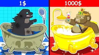 Rich Baby vs Broke Baby - POOR BABY GODZILLA vs. KONG LIFE #3 | So Sad But Happy Ending Animation