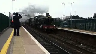 Double Headed Hallage - GWR Hall Class 4-6-0 4936 and 4965 - 23rd March 2013 at Bristol Parkway