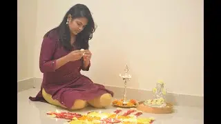 Celebrating Karthigai Deepam #karthigaideepam #karthigai #karthigaispecial #flowersdecor