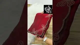 Trending Saree Latest 1st QualityPremium SpaceSilk DesingerSaree with FullStones  ButterflyLaceBorde