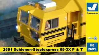 H0 Schienen-Stopfexpress 09-3X P & T, Funktionsmodell - Viessmann 2691