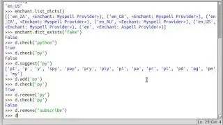 Python [pyenchant] 02 Check & Suggest Words