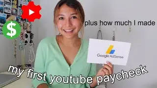 my first youtube paycheck: how much i made + how to get paid