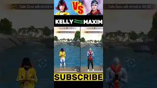 Kelly vs Maxim Speed Ability Test || #freefire #shorts