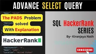 The PADS HackerRank Problem Solved | SQL | CONCAT( ) | SUBSTRING( ) |  SQL HackerRank