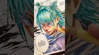 Coloring my Jujutsu Kaisen manga ⚡️Hajime Kashimo #art #shorts #manga #jujutsukaisen