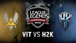 VIT vs. H2K - Week 8 Day 2 | EU LCS Summer Split | Team Vitality vs. H2k-Gaming (2018)
