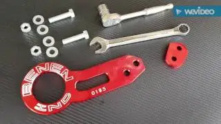 Rear tow hook fitting to the MX5 / Miata NA and NB