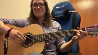 Playing with the C chord on guitar
