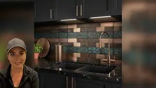 Rustic Copper Kitchen Tiles &ndash; Vintage, Patina Backsplash Set &ndash; Real Copper Wall Tiles