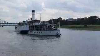 Leipzig steaming by