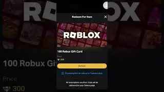FreshCut Robux redeem method: Is that REAL!? #roblox #shorts