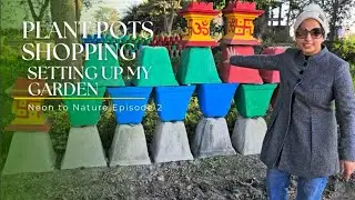 Home Garden Beginnings - Plant pots shopping in Ramnagar Uttarakhand!