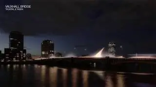 The Illuminated River installation by Adjaye Associates