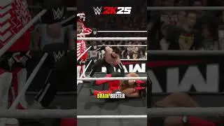 Brain Buster!! to AJ #wwe2k25 Gameplay GamingAJ