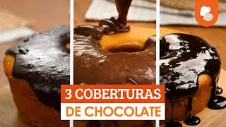 3 coberturas de chocolate &mdash; Receitas TudoGostoso