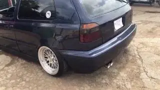 Mk3 Golf GTI Vr6 bagged New exhaust to dual tips