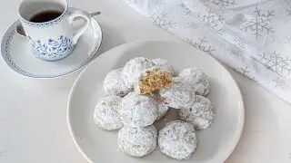 Mexican Wedding Cookies o Galletas de Pecanas