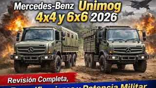 Mercedes-Benz Unimog 4x4 y 6x6 2026 | Revisión Completa, Especificaciones y Potencia Militar