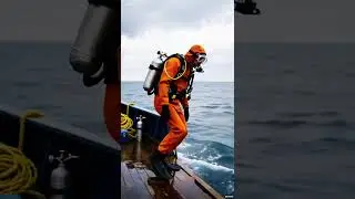 Killer whales ask humans for help. #animals #aivideo