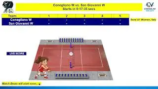 Imoco Volley Conegliano vs Omag-Mt San Giovanni in Marignano | Serie A1 Women R16 LIVE SCORE #italy