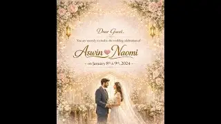 Aswin weds Naomi