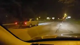 8700 Rpm 1200hp 1967 Nova no prep street testing the new 4.10 gears (in Mexico)