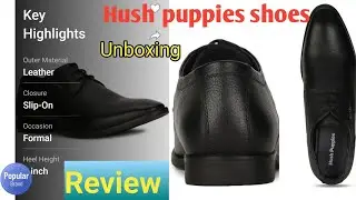 hush puppies formal shoes unboxing | Review | from Bata company | Technical Babu Hindi