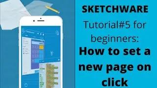 Sketchware tutorial#5:How to set new page on click