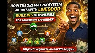 How the 2x2 Matrix System Works  with LiveGood: Building Downlines for Maximum Earnings