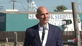 Groundbreaking for Clear Lake Shores Dock Project