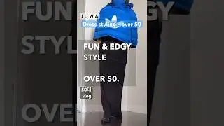 50s style | padding cape with hood | Fun and Edgy styling #adidas #unique