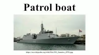 Patrol boat