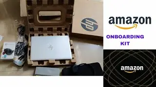 Amazon Onboarding Equipments Kit I Tech Assets I Unboxing I Which Laptop do you get? I WFH #amazon
