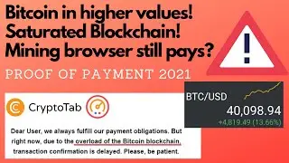 Earn FREE #Bitcoin daily! 💰| Bitcoin mining browser💸 Still pays in 2021?|CRYPTOTAB #Proof of payment