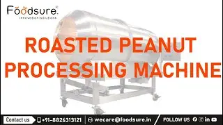 Roasted Peanut Making Machine-Call us +91-8826313121
