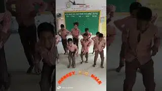 Different types of animal walk - Monkey walk #funactivity #learningisfun #playwaymethod