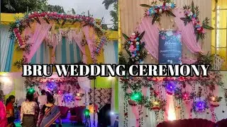 Bru Wedding Ceremony 🥰🥀🎉//South Tripura //#village@ sumati meska
